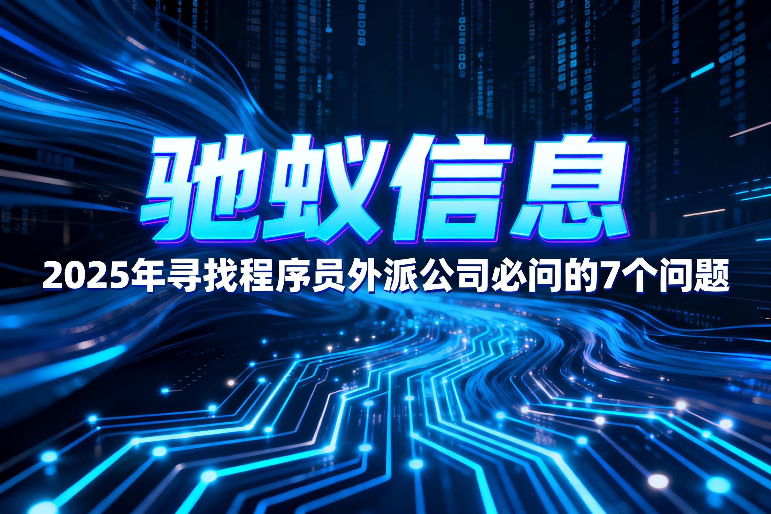2025年寻找优质程序员外派公司必问的7个问题